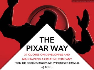 The Pixar Way: 37 Quotes on Develop...